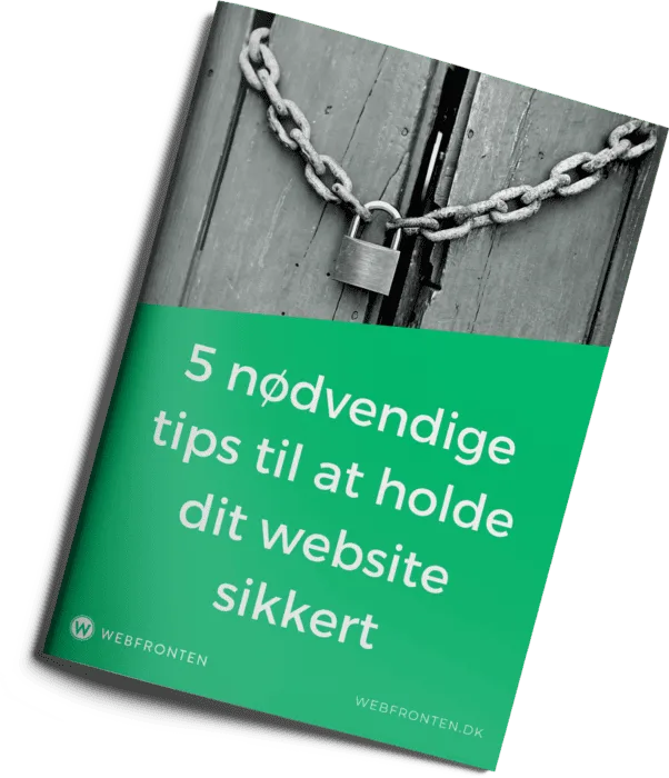 5 nødvendige tips til at holde dit website sikkert