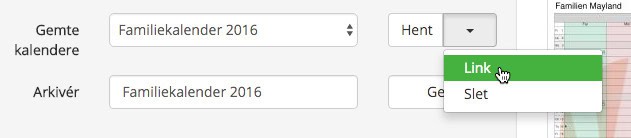 Kalendersiden link